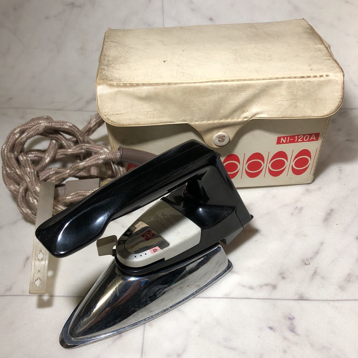 refle Showa Retro National automatic baby iron NI-120A box electrification verification settled used 