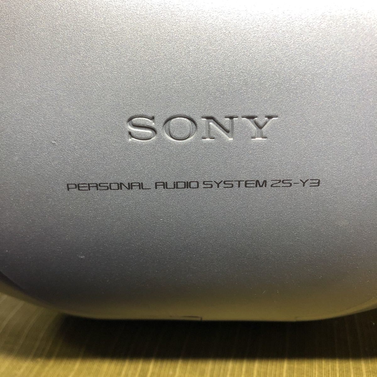 refle SONY Sony personal audio system ZS-Y3 CD radio (AM, wide FM) once Junk 