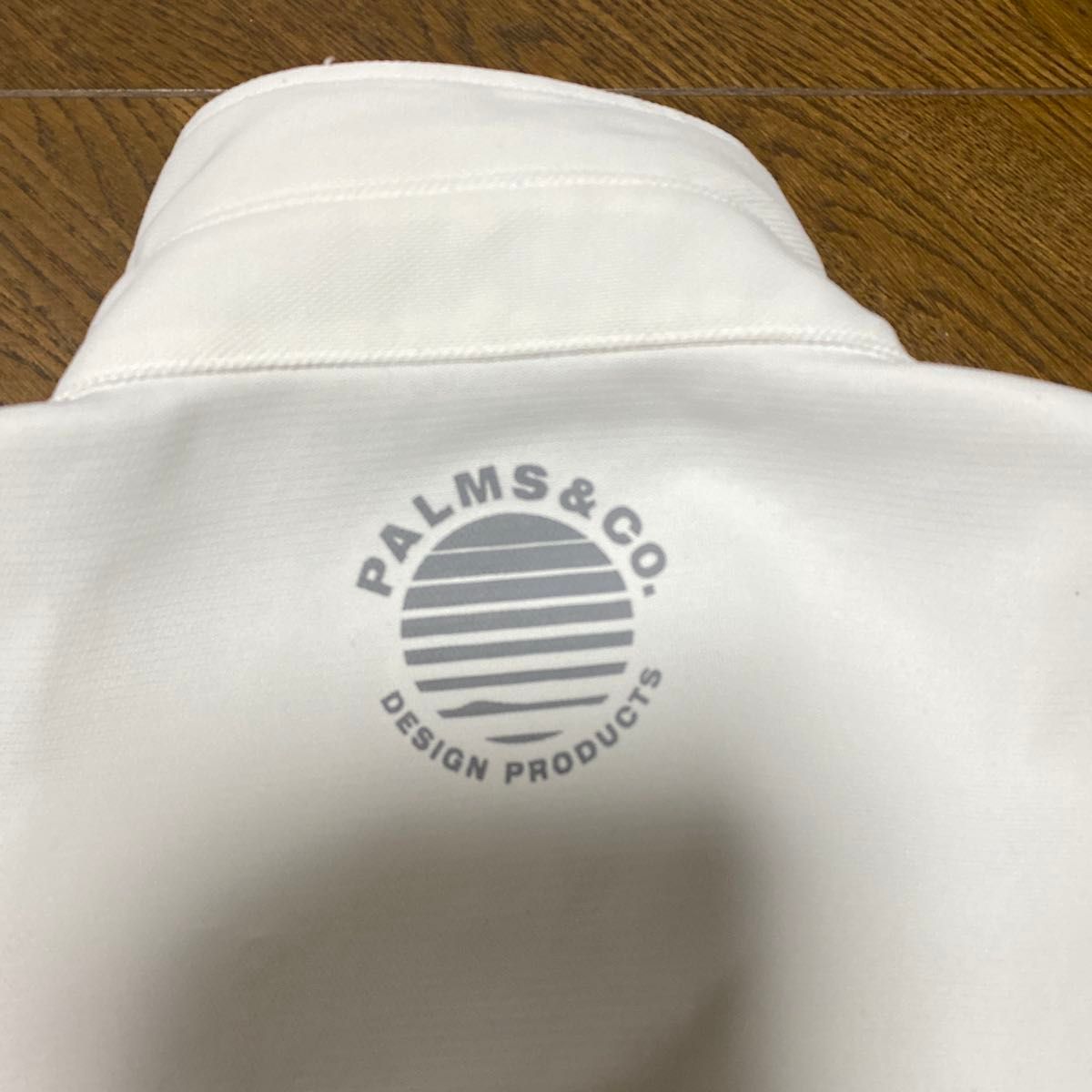 Palms&co 】パームスアンドコー 半袖ポロシャツ 白 ホワイト M Palms&co 】パームスアンドコー 半袖ポロシャツ 白 ホワイト M