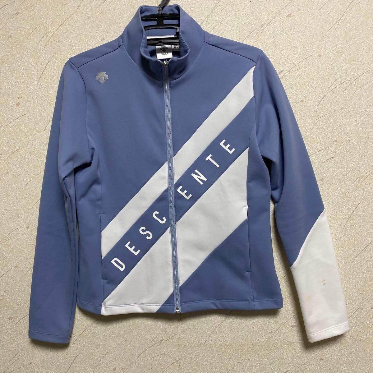 DESCENTE GOLF】デサントゴルフ ジャージジャケット ブルー DESCENTE GOLF】デサントゴルフ ジャージジャケット ブルー
