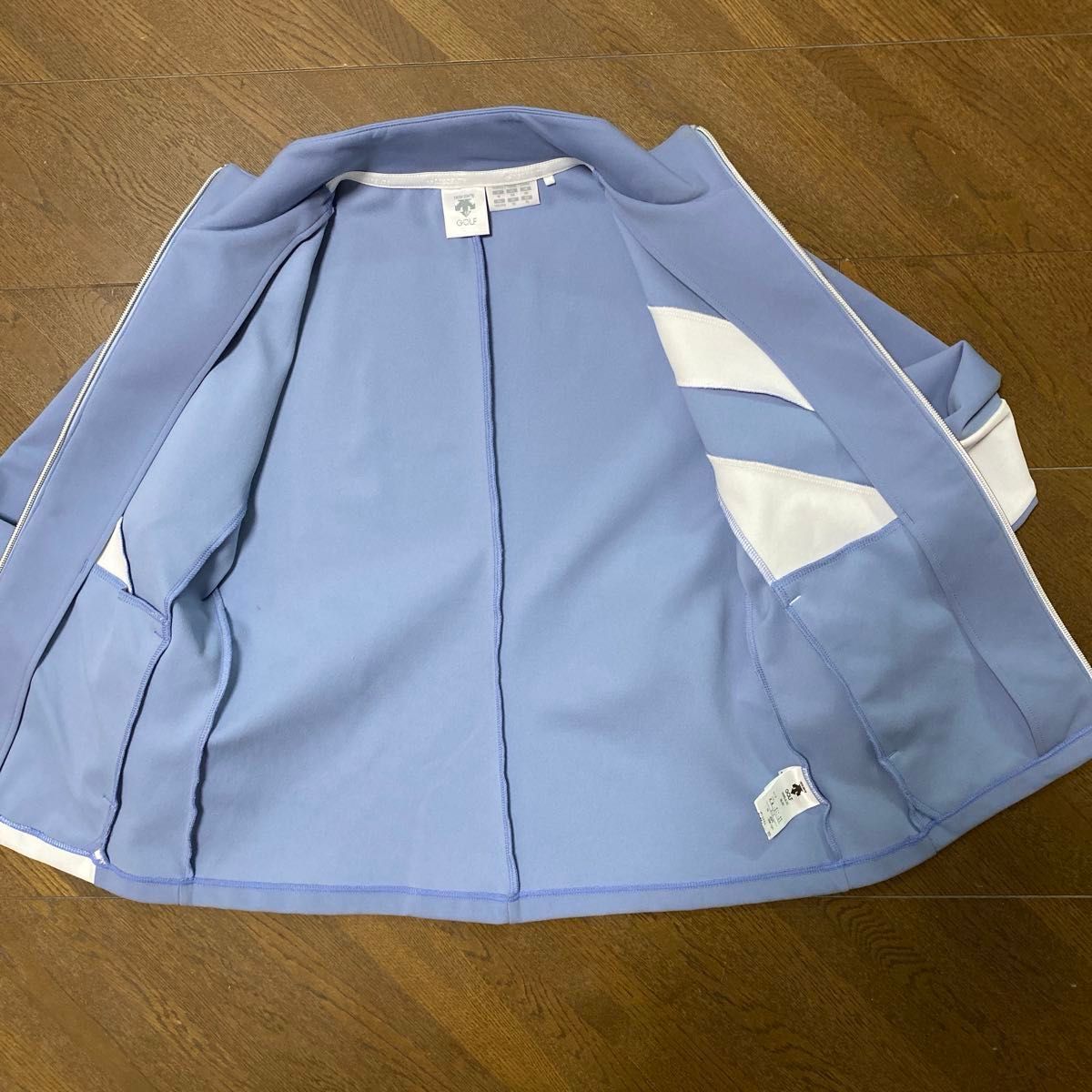 DESCENTE GOLF】デサントゴルフ ジャージジャケット ブルー DESCENTE GOLF】デサントゴルフ ジャージジャケット ブルー