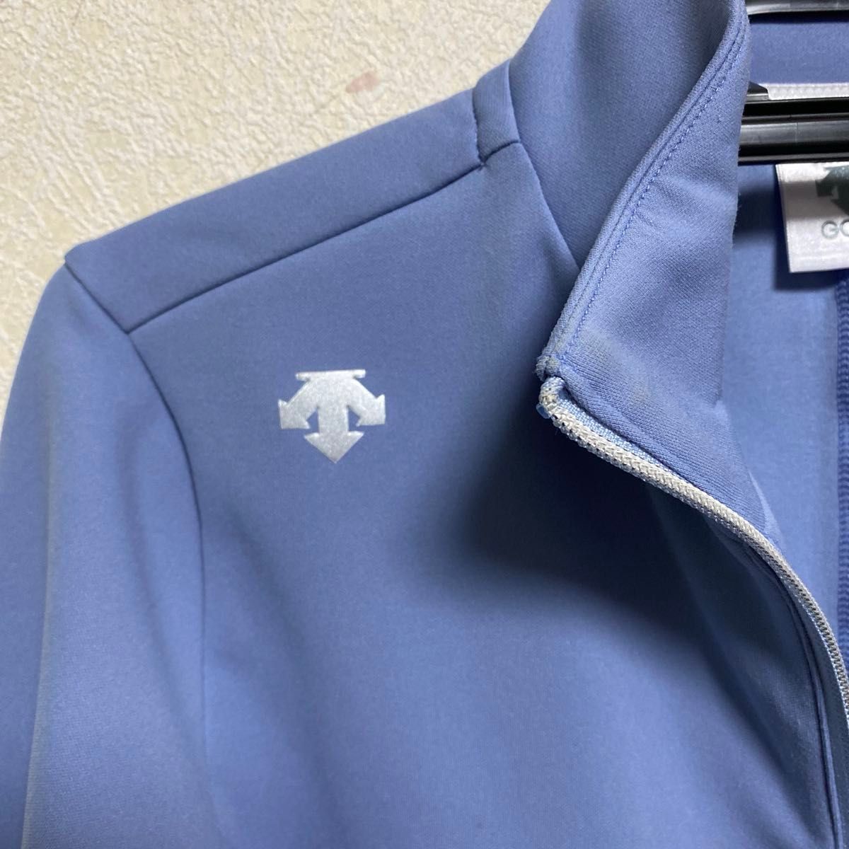 DESCENTE GOLF】デサントゴルフ ジャージジャケット ブルー DESCENTE GOLF】デサントゴルフ ジャージジャケット ブルー