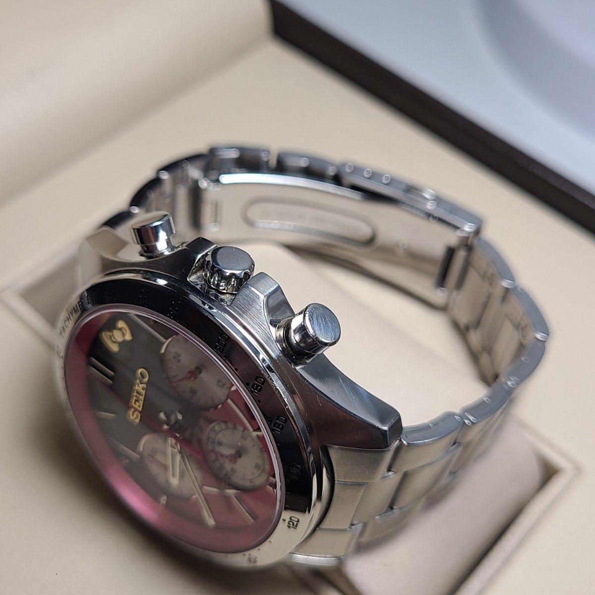 良品 SEIKO セイコー 500系新幹線25周年記念 ハローキティ 良品 SEIKO セイコー 500系新幹線25周年記念 ハローキティ