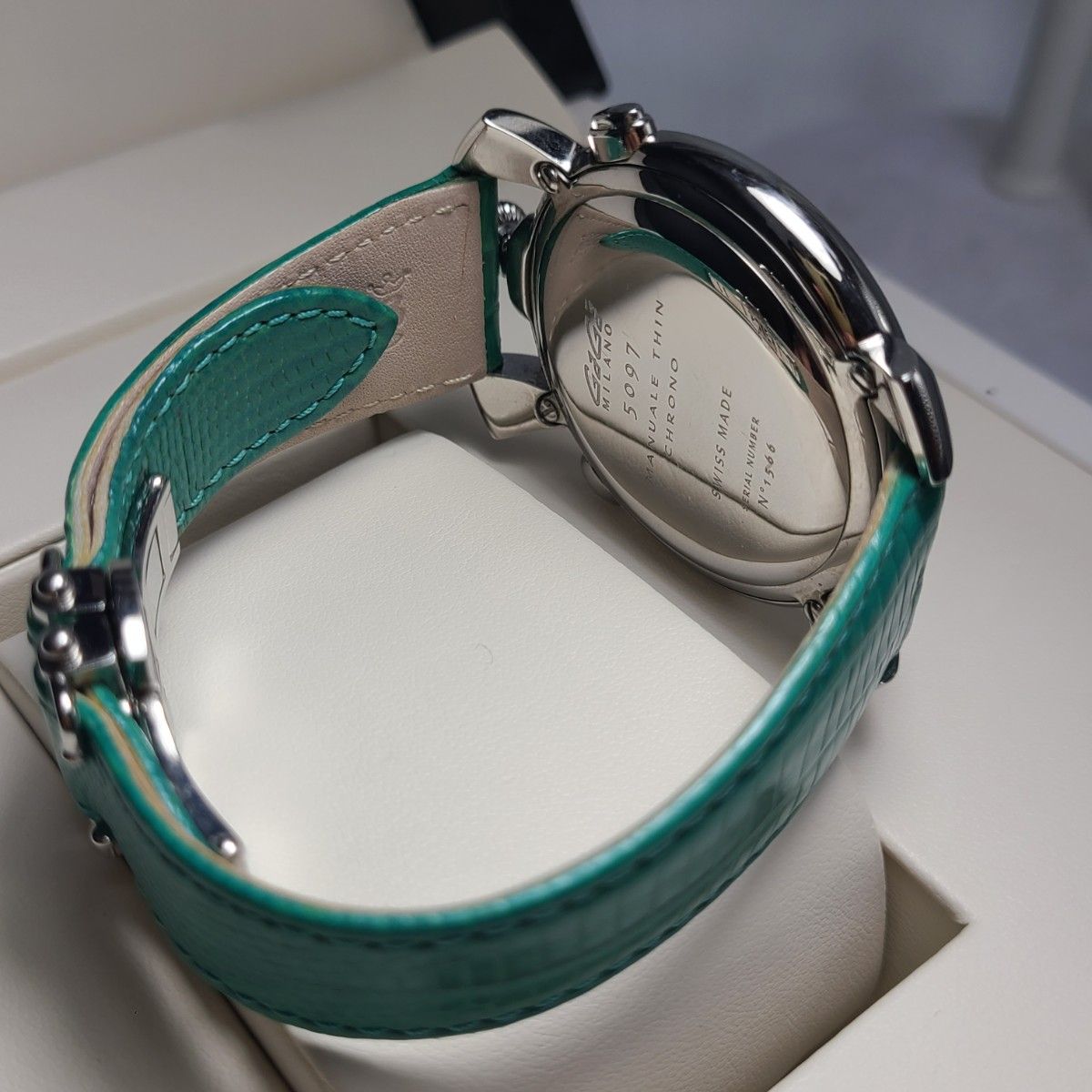 専用❗GaGa MILANO シンクロノ46MM 純正ベルト 稼働品 腕時計 良品 GaGa MILANO ガガミラノ シンクロノ 46MM 純正ベルト 稼働