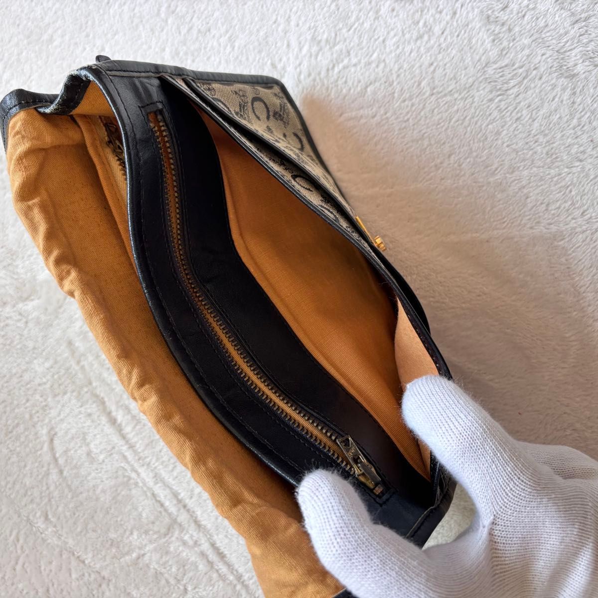 CELINE セリーヌ Cロゴ マカダム柄 クラッチバッグ ヴィンテージ CELINE セリーヌ Cロゴ マカダム柄 クラッチバッグ ヴィンテージ