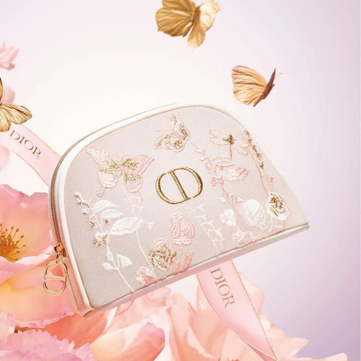 Dior マザーズデイ ディオール オリジナル 刺繍ポーチ ポーチ Dior マザーズデイ ディオール オリジナル 刺繍ポーチ ポーチ