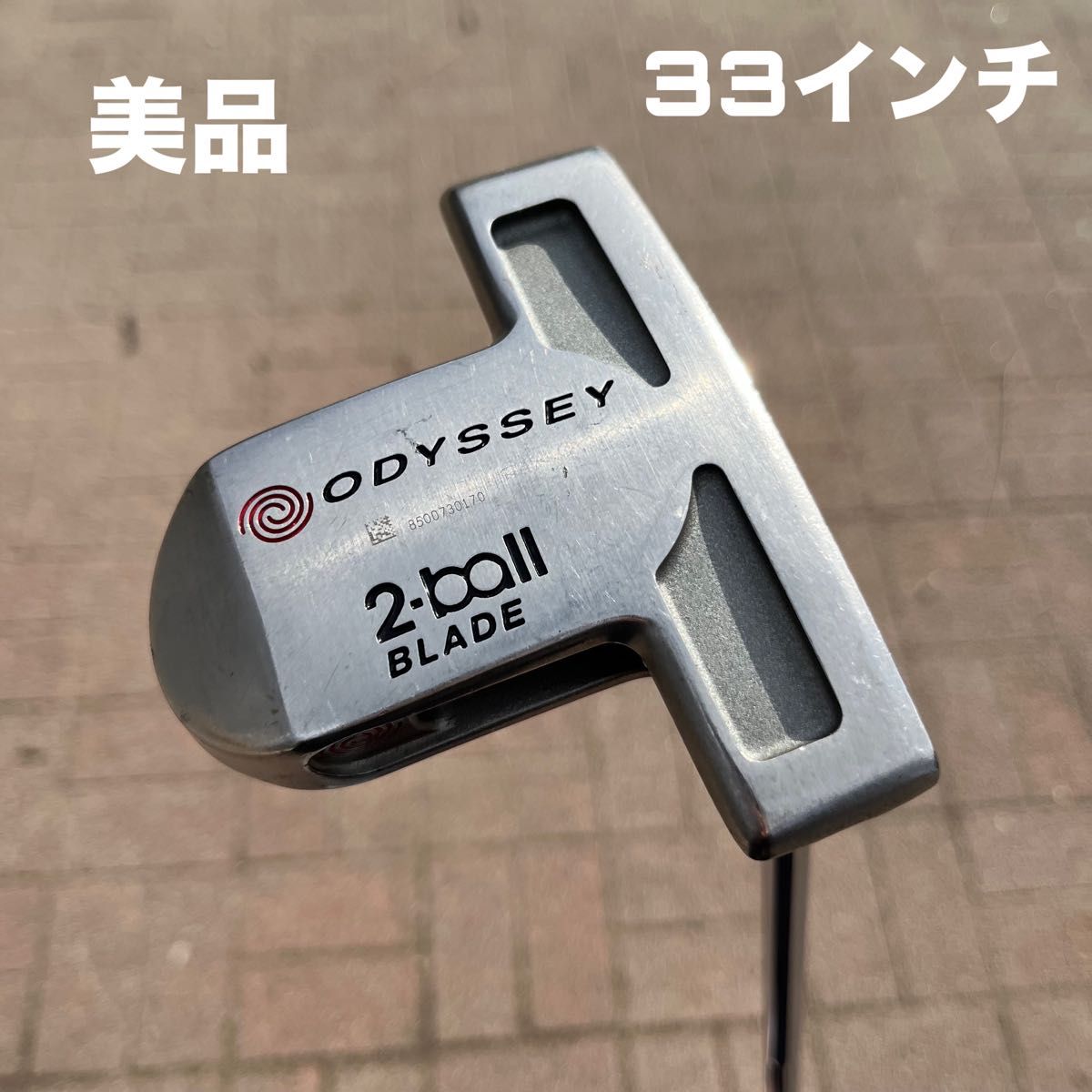 オデッセイ ホワイトホット 2ボール ブレード 33インチ 美品 オデッセイ ホワイトホット 2ボール ブレード 33インチ 美品