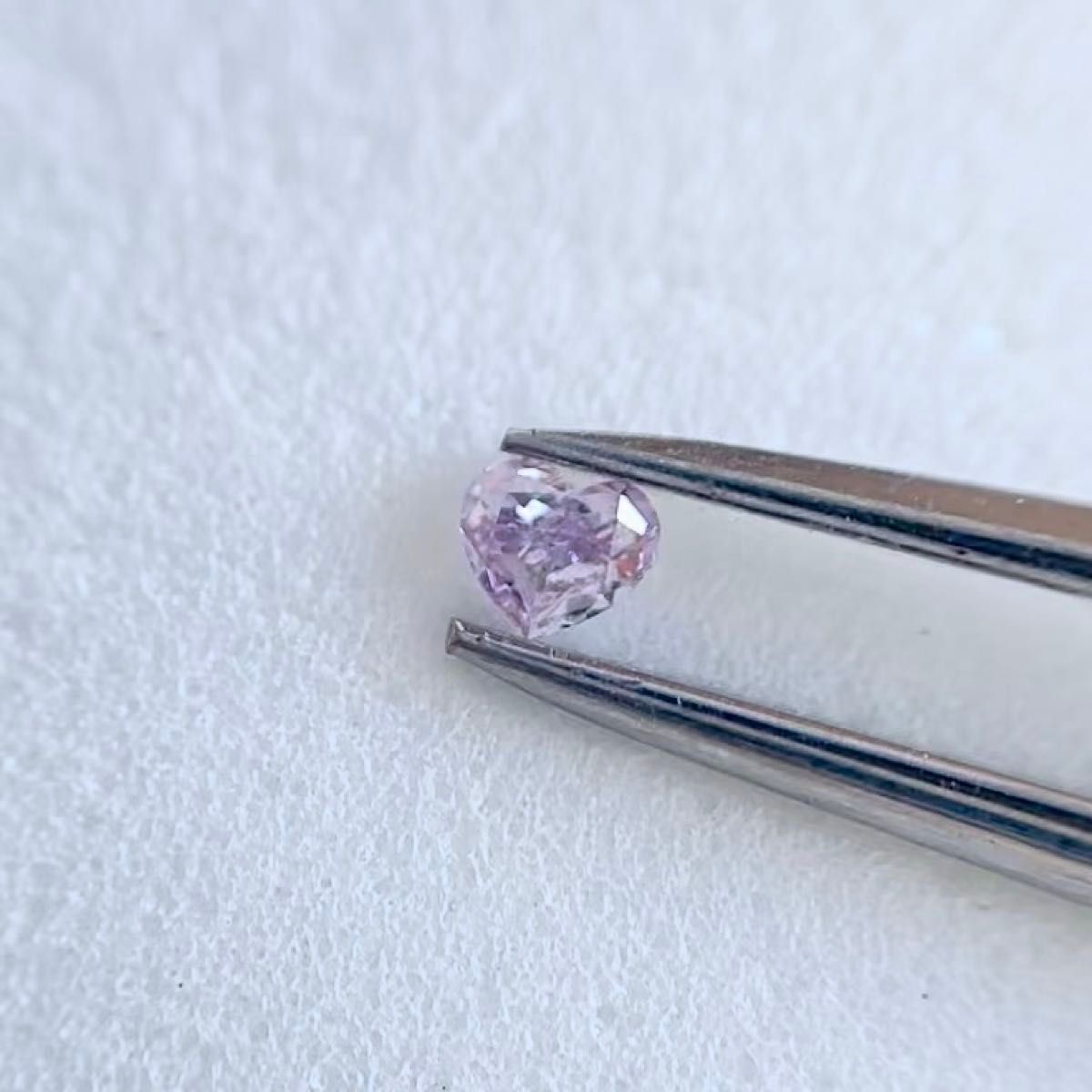 天然パープルダイヤモンドルースFANCY LIGHT PINK PURPLE