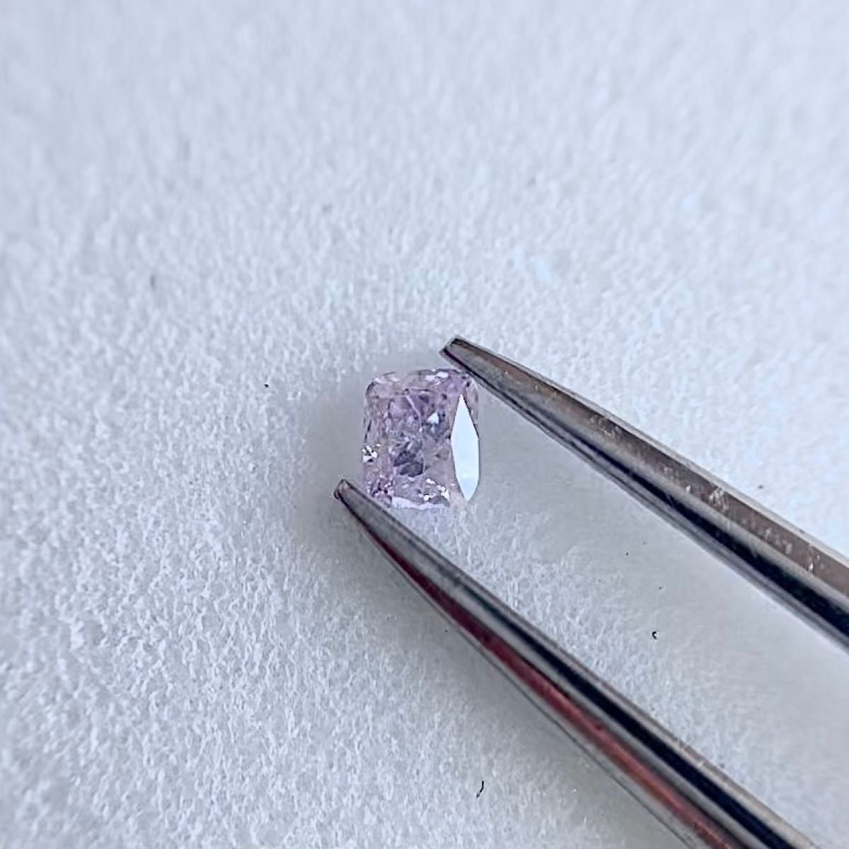 0.059ct 天然パープルダイヤモンドルースLIGHT PINK PURPLE