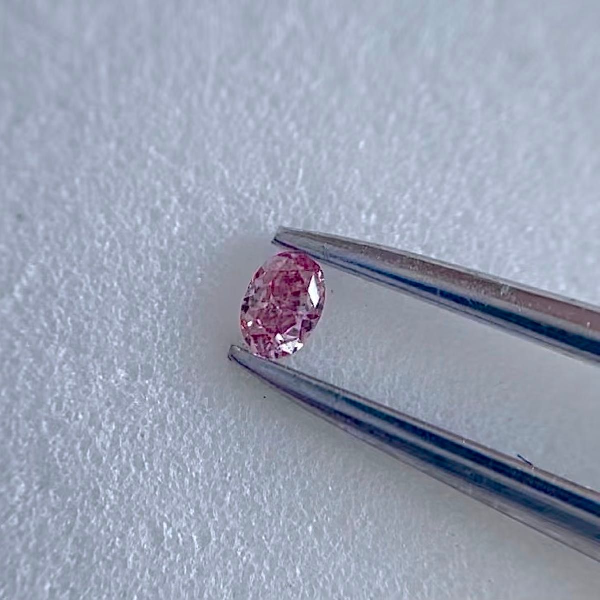 0.037ct 天然ピンクダイヤモンドルースFANCY INTENSE PINK