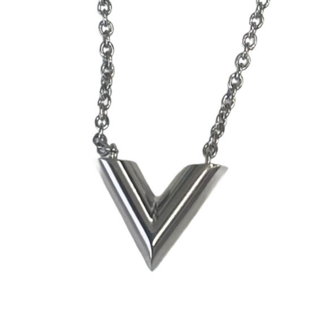 美品 LOUIS VUITTON エセンシャルV シルバー ネックレス|Yahoo 美品 LOUIS VUITTON エセンシャルV シルバー ネックレス|Yahoo