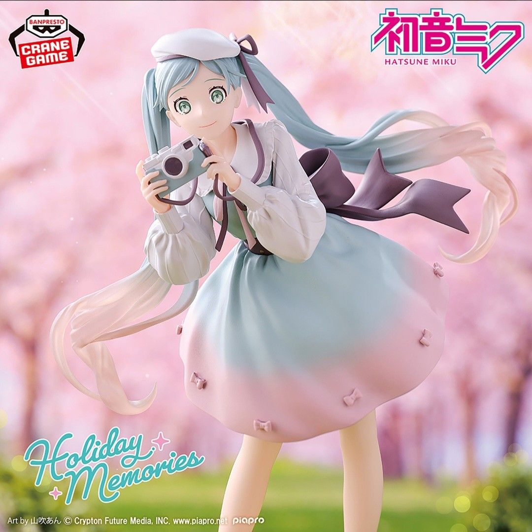 未開封保存】初音ミク フィギュア Holiday Memories カメラ 未開封保存】初音ミク フィギュア Holiday Memories カメラ