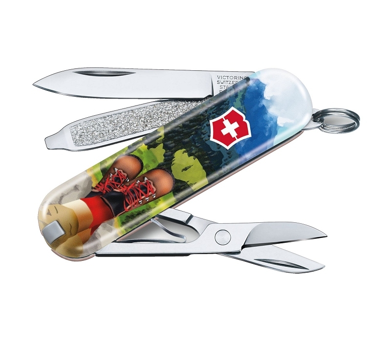 Victorinox 2020クラシック限定版。No.L-2002 Classic I Love Hiking