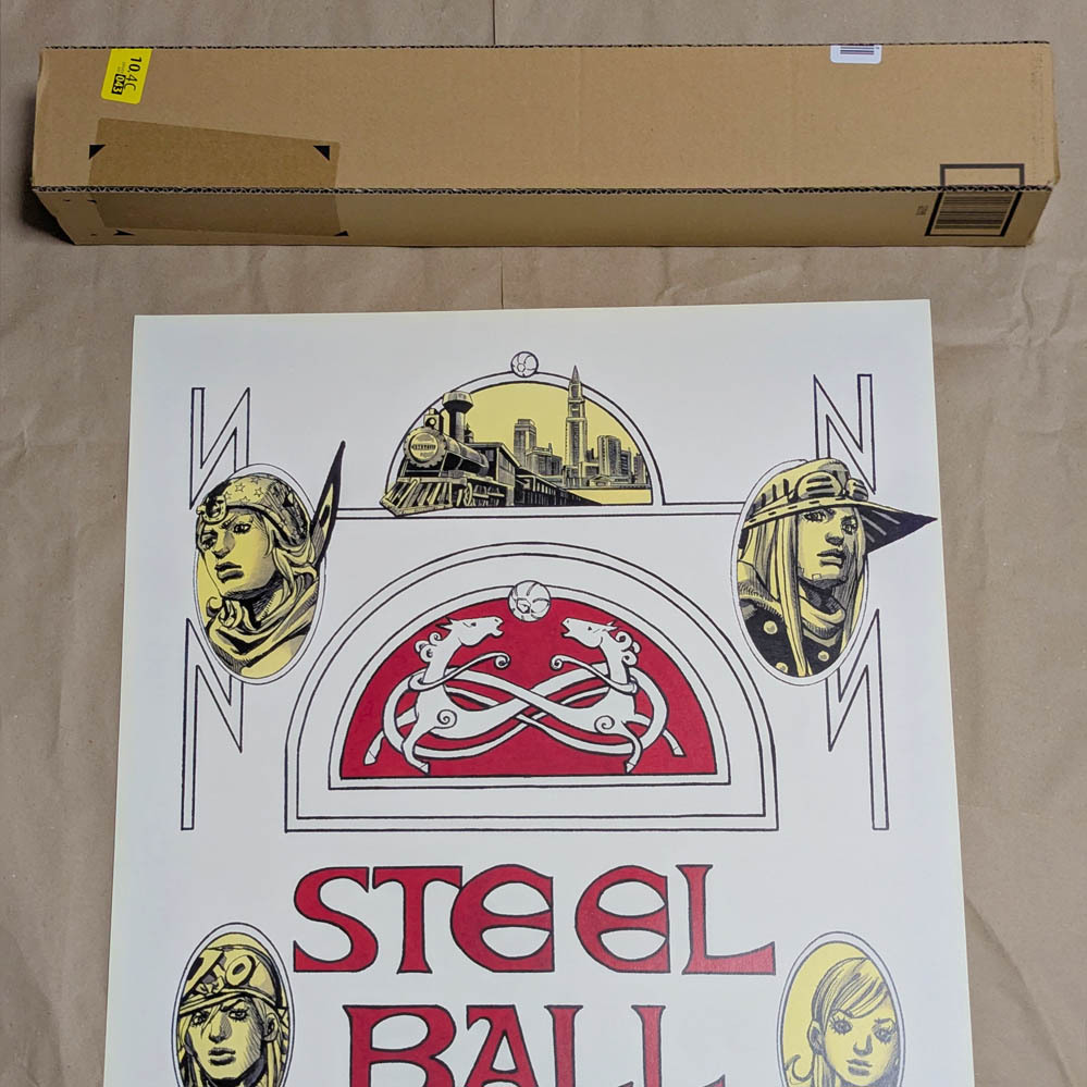 ポスター B2サイズ ジョジョの奇妙な冒険 STEEL BALL RUN ポスター B2サイズ ジョジョの奇妙な冒険 STEEL BALL RUN