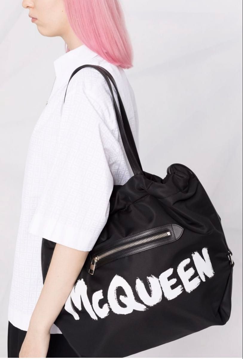 保存袋付きAlexanderMcQueen ロゴプリントトートバッグ|Yahoo 保存袋付きAlexanderMcQueen ロゴプリントトートバッグ|Yahoo