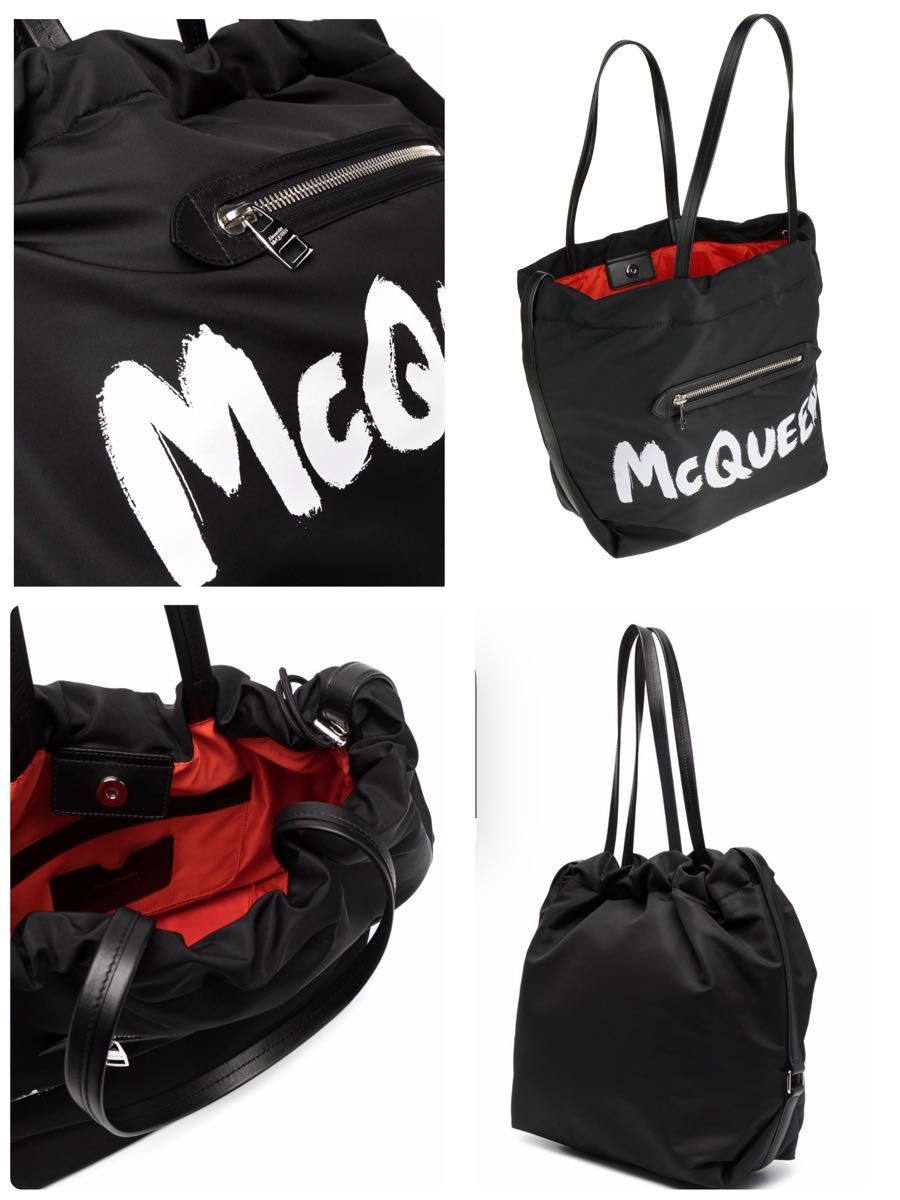 保存袋付きAlexanderMcQueen ロゴプリントトートバッグ|Yahoo 保存袋付きAlexanderMcQueen ロゴプリントトートバッグ|Yahoo