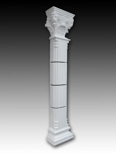 現品限り! コラム 装飾柱 FRP 飾り柱 高さ約2m20cm ペアセット ek459rstJwxCFPX2-36212 外装材料一般
