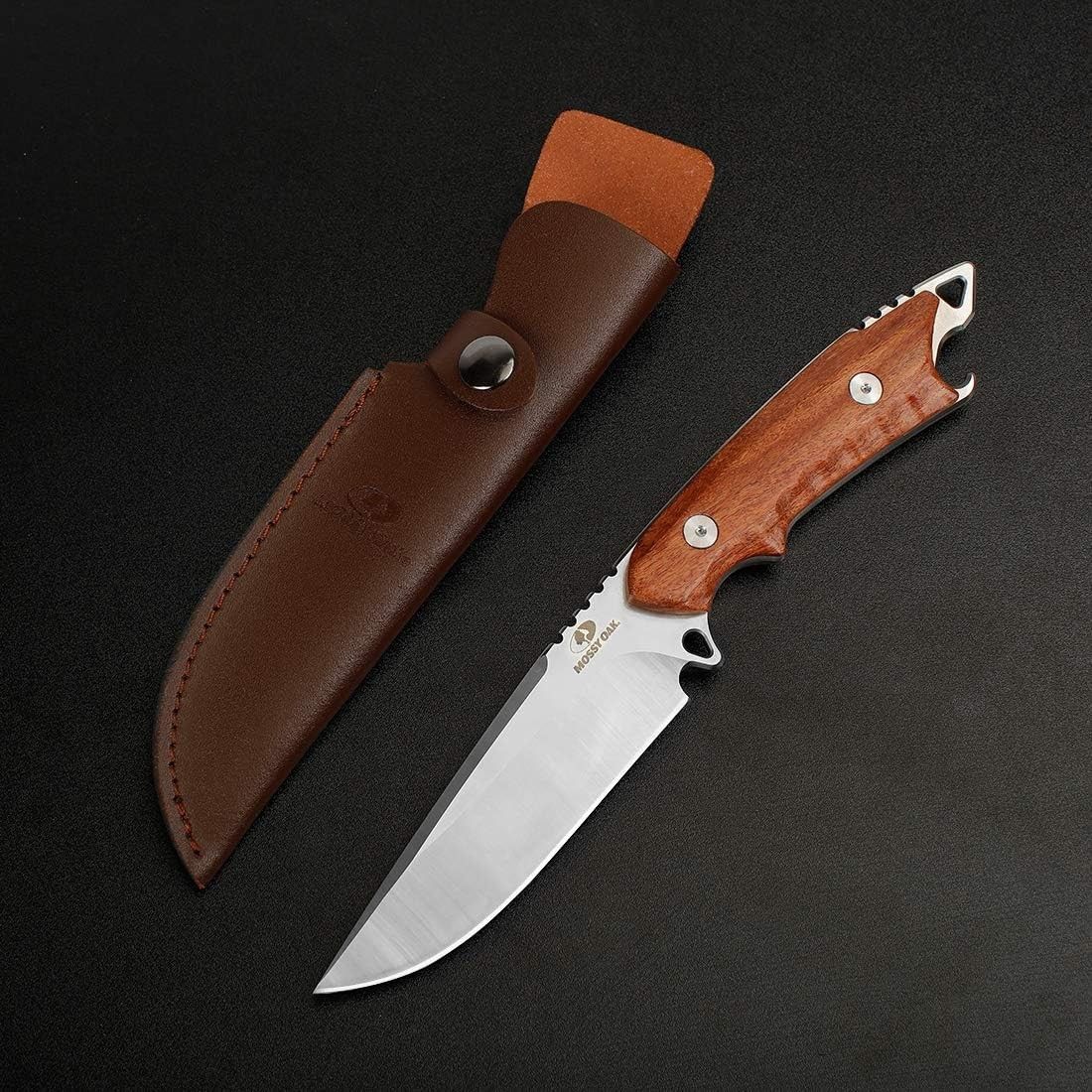 MOSSY OAK フルタング ブッシュクラフトナイフ 天然ウッド MOSSY OAK フルタング ブッシュクラフトナイフ 天然ウッド