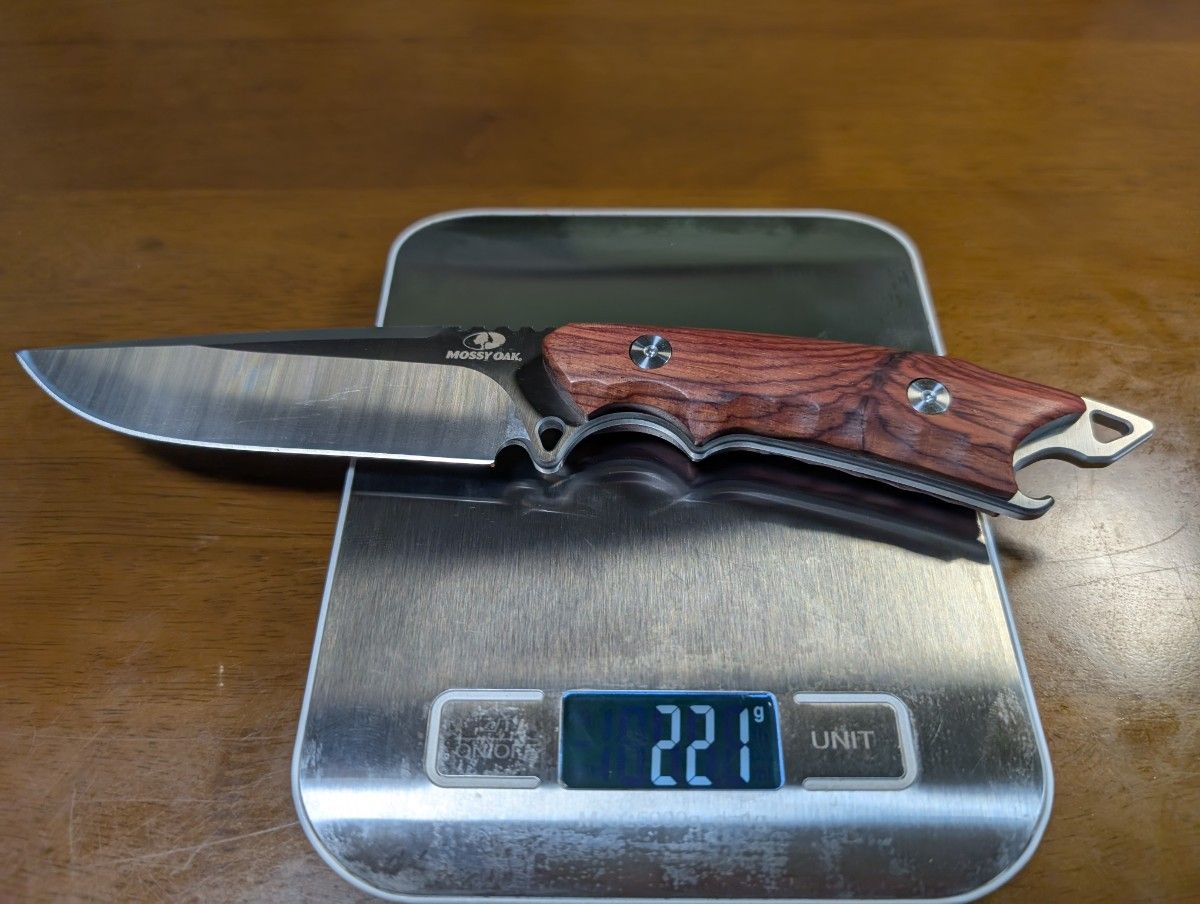 MOSSY OAK フルタング ブッシュクラフトナイフ 天然ウッド MOSSY OAK フルタング ブッシュクラフトナイフ 天然ウッド