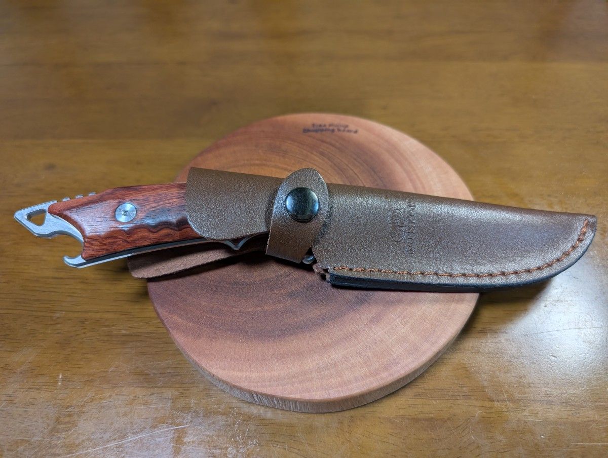MOSSY OAK フルタング ブッシュクラフトナイフ 天然ウッド MOSSY OAK フルタング ブッシュクラフトナイフ 天然ウッド