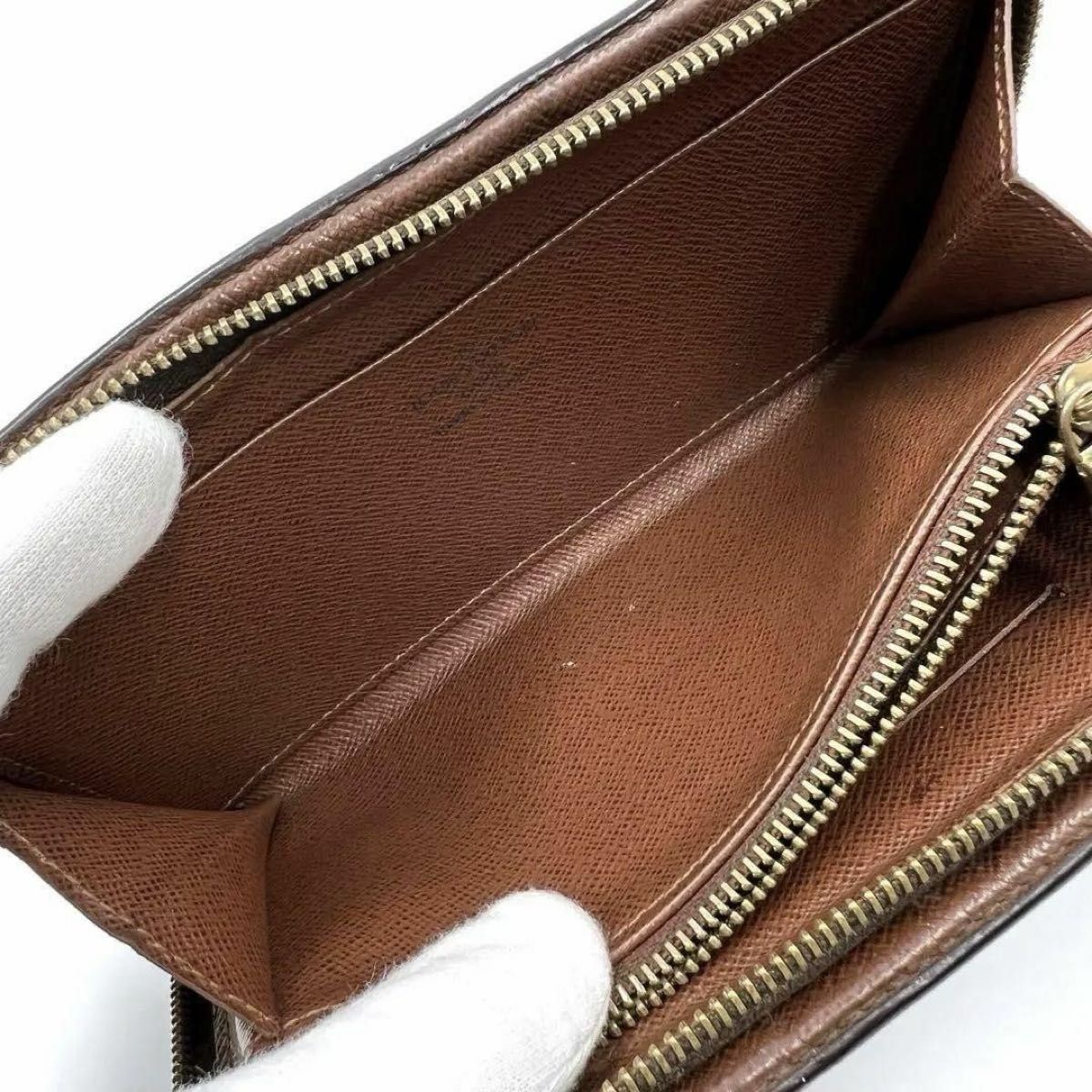 Louis Vuitton ルイヴィトン 長財布 ワンポイントロゴ ブラウン Louis Vuitton ルイヴィトン 長財布 ワンポイントロゴ ブラウン