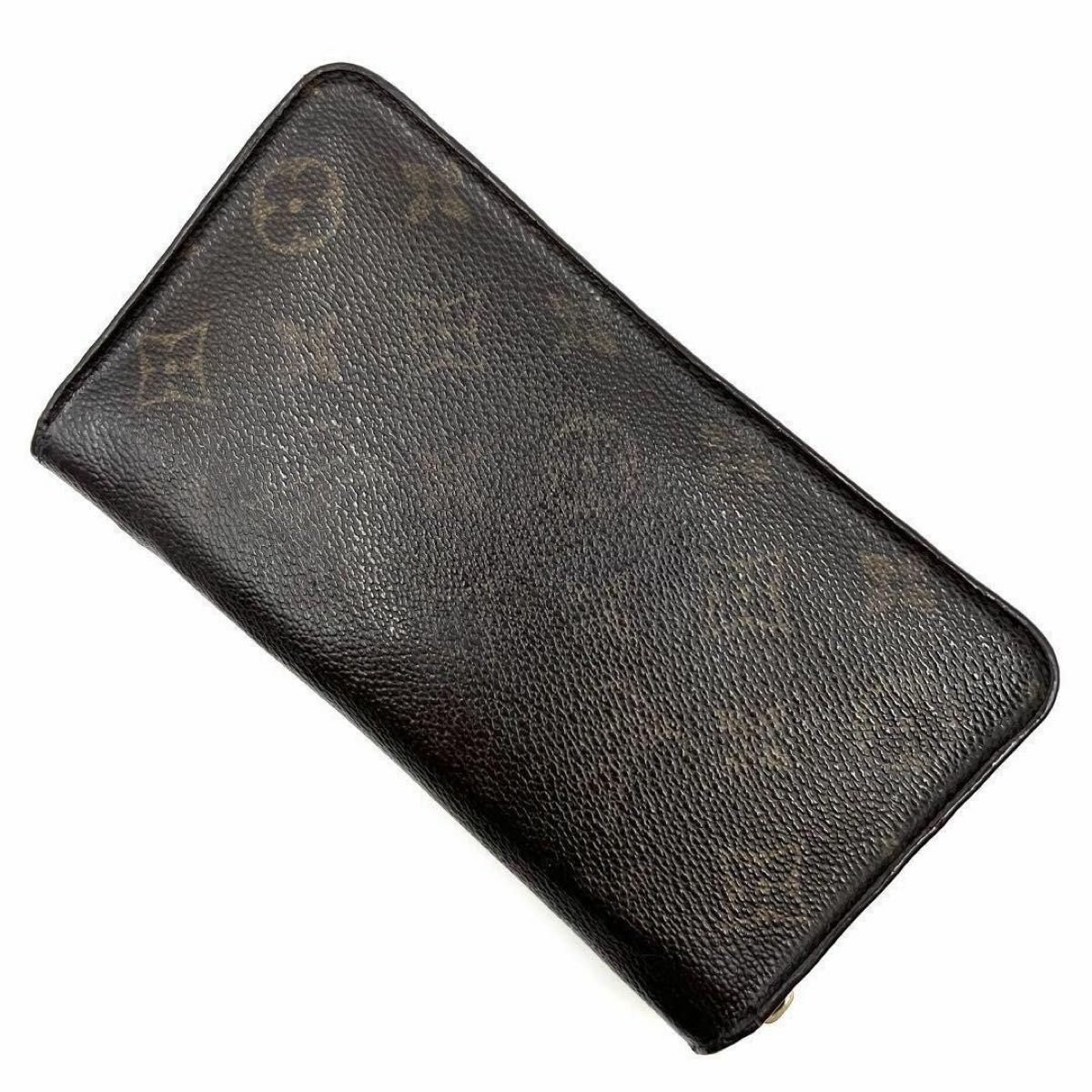 Louis Vuitton ルイヴィトン 長財布 ワンポイントロゴ ブラウン Louis Vuitton ルイヴィトン 長財布 ワンポイントロゴ ブラウン