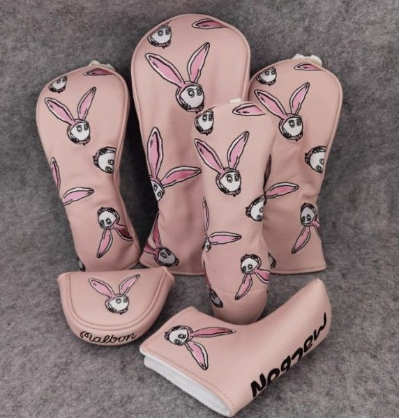 即日発送】マルボンゴルフ Malbon ヘッドカバー 6個セット 即日発送】マルボンゴルフ Malbon ヘッドカバー 6個セット