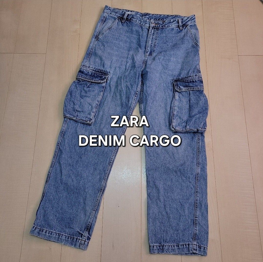 ZARA ワイドデニム カーゴパンツ ジーンズ ザラ|Yahoo!フリマ ZARA ワイドデニム カーゴパンツ ジーンズ ザラ|Yahoo!フリマ
