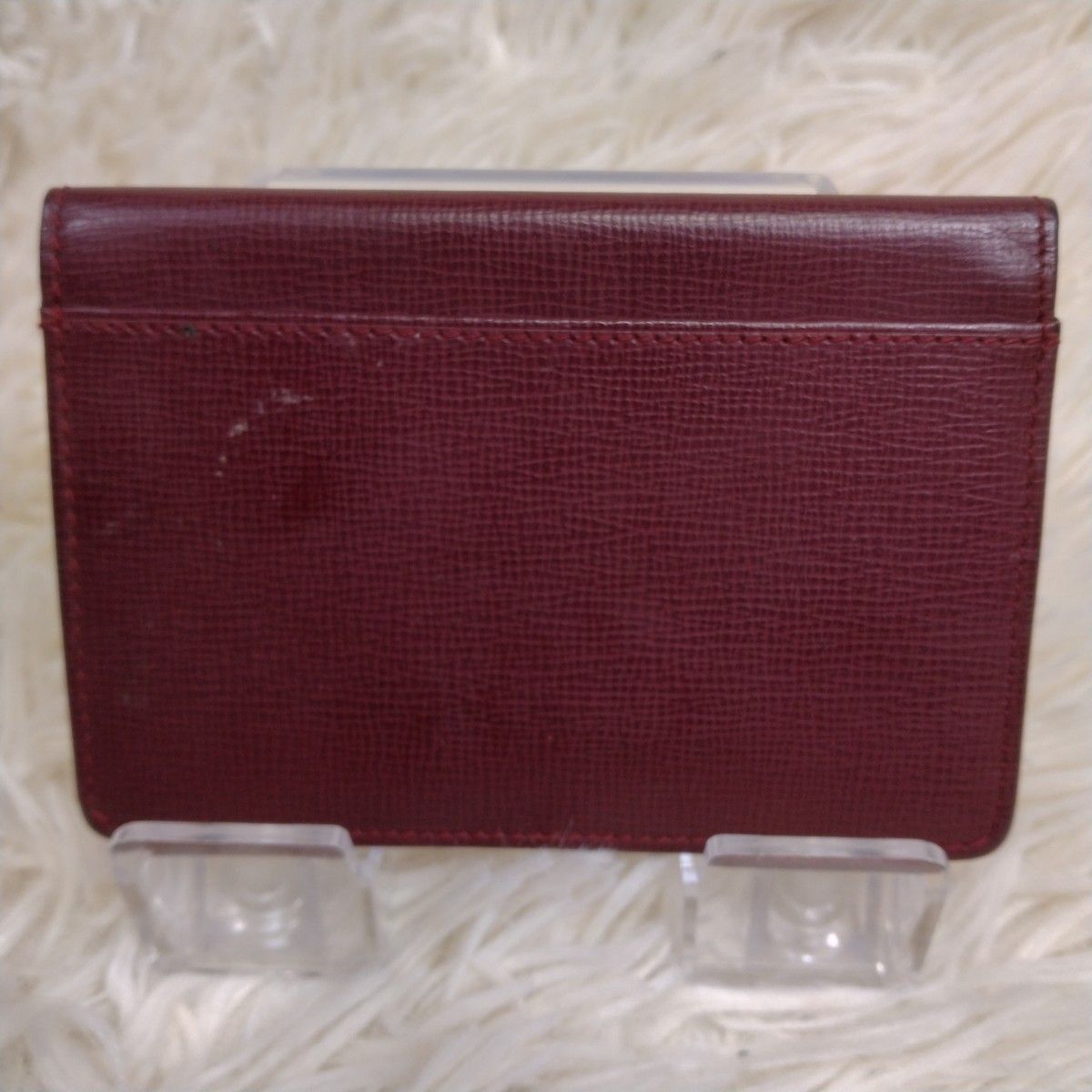 Cartier レザー カードケース パスケース 定期入れ ボルドー Cartier レザー カードケース パスケース 定期入れ ボルドー