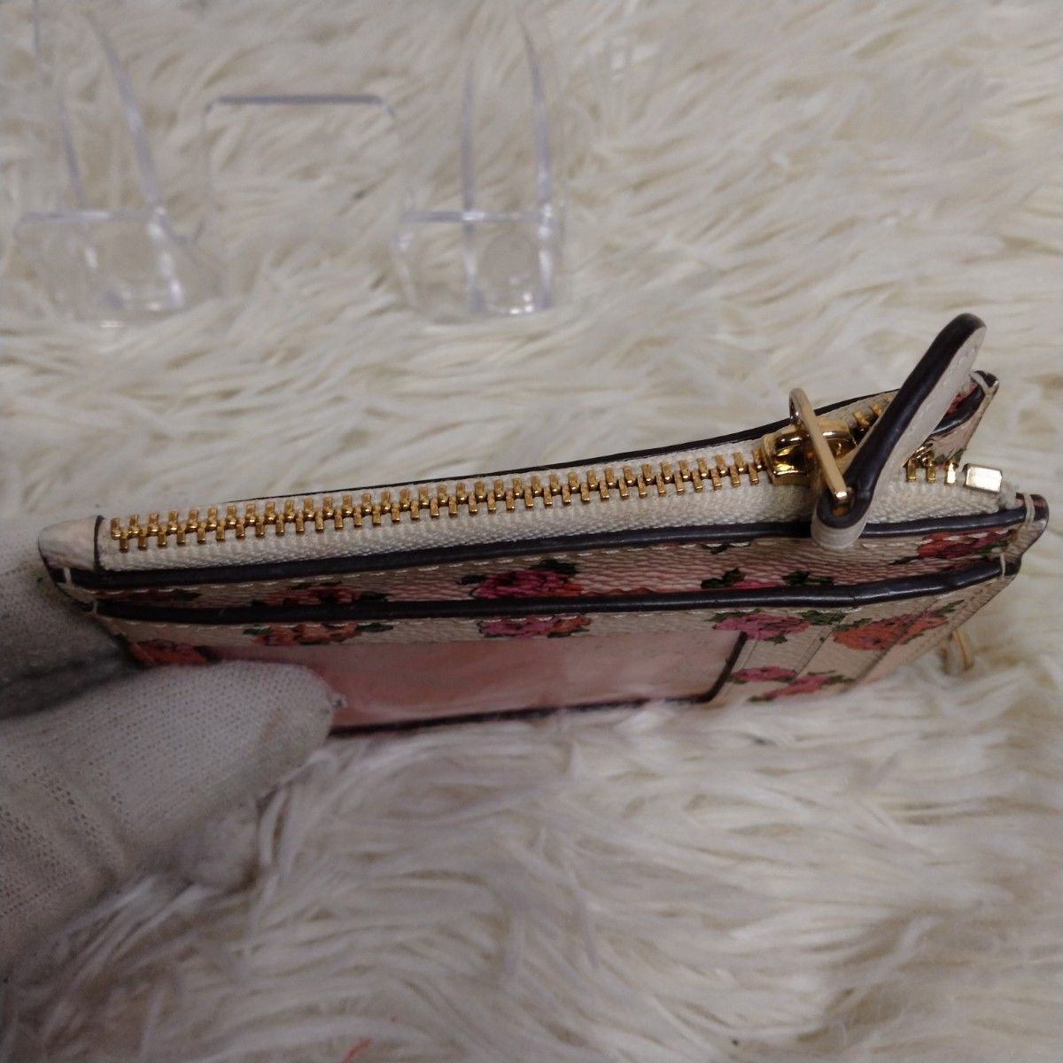 COACH コインケース パスケース カード 定期入れ 総柄 ピンク COACH コインケース パスケース カード 定期入れ 総柄 ピンク