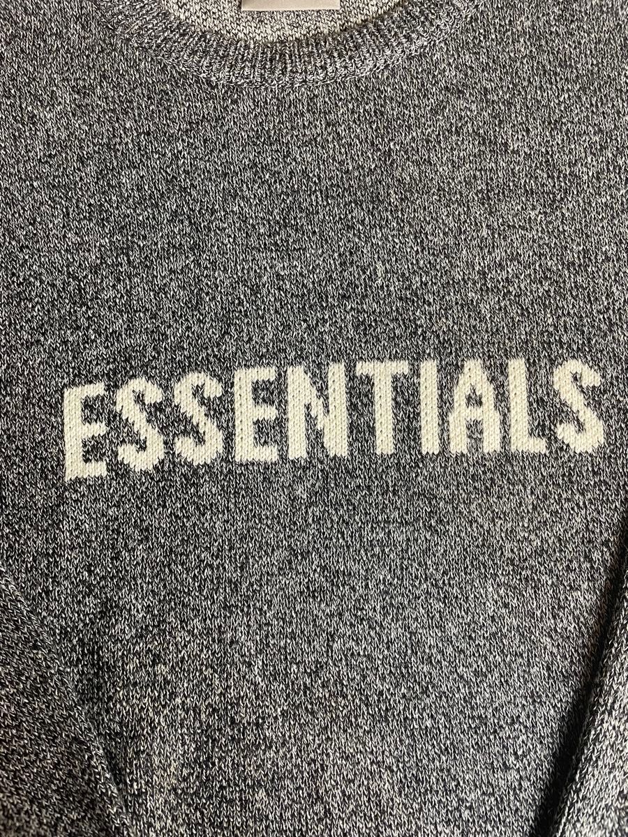 【重盛さと美愛用 】希少XL ESSENTIALS ニット セーター グレー 重盛さと美愛用 】希少XL ESSENTIALS ニット セーター グレー