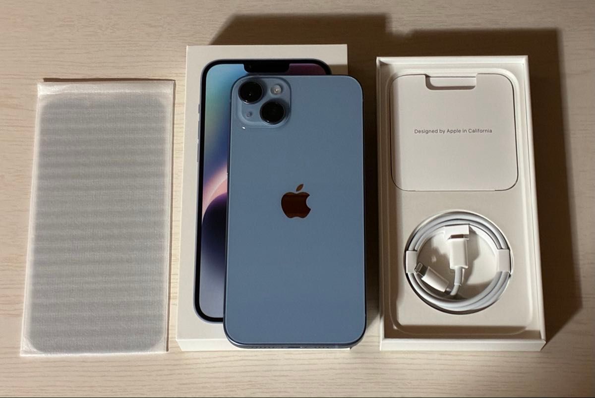 美品】Apple iPhone14 Plus 128GB ブルー SIMフリー|Yahoo 美品】Apple iPhone14 Plus 128GB ブルー SIMフリー|Yahoo