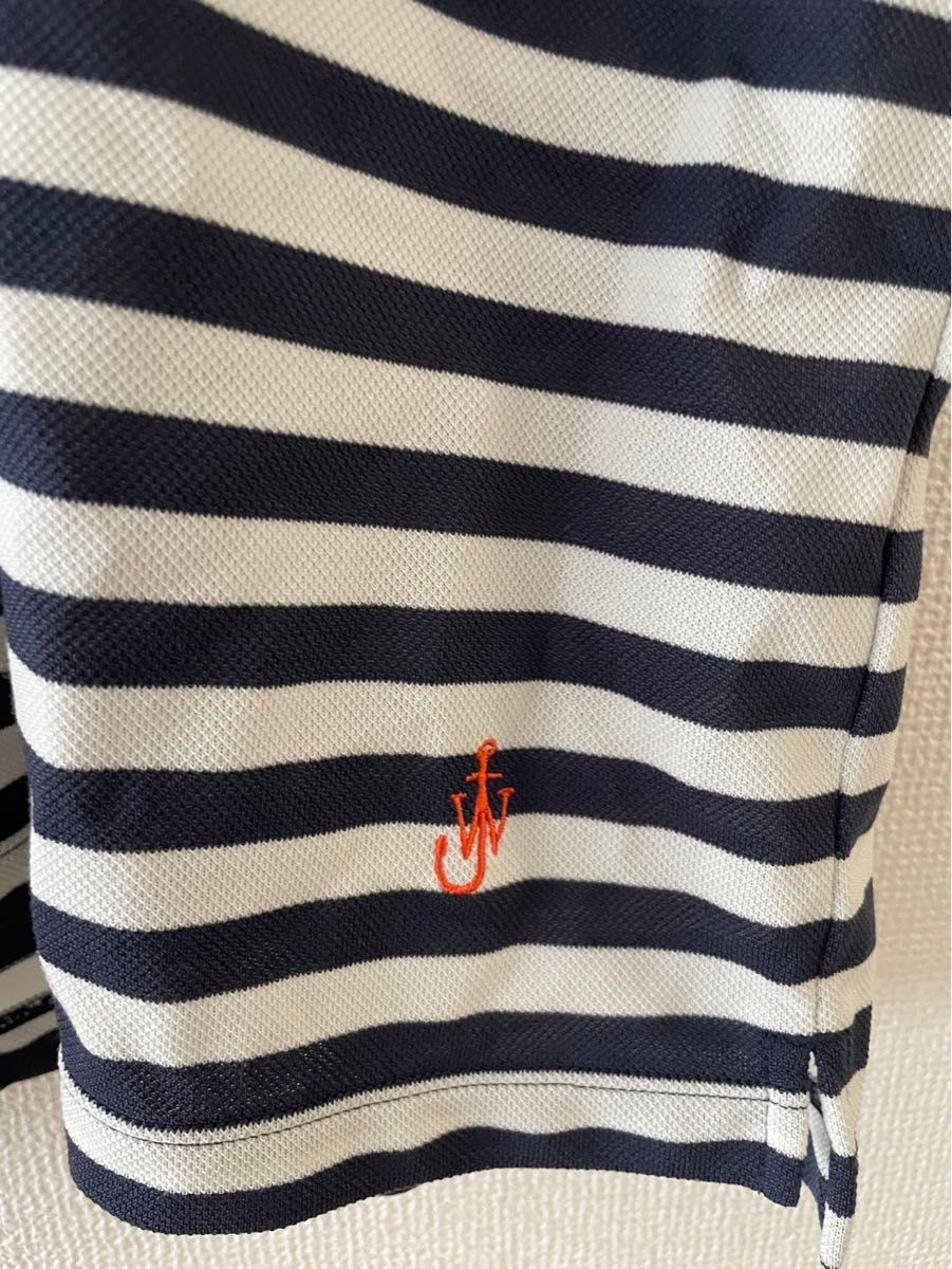 UNIQLO JW ANDERSON ストライプポロシャツ Lサイズ メンズ 半袖 UNIQLO JW ANDERSON ストライプポロシャツ Lサイズ メンズ 半袖