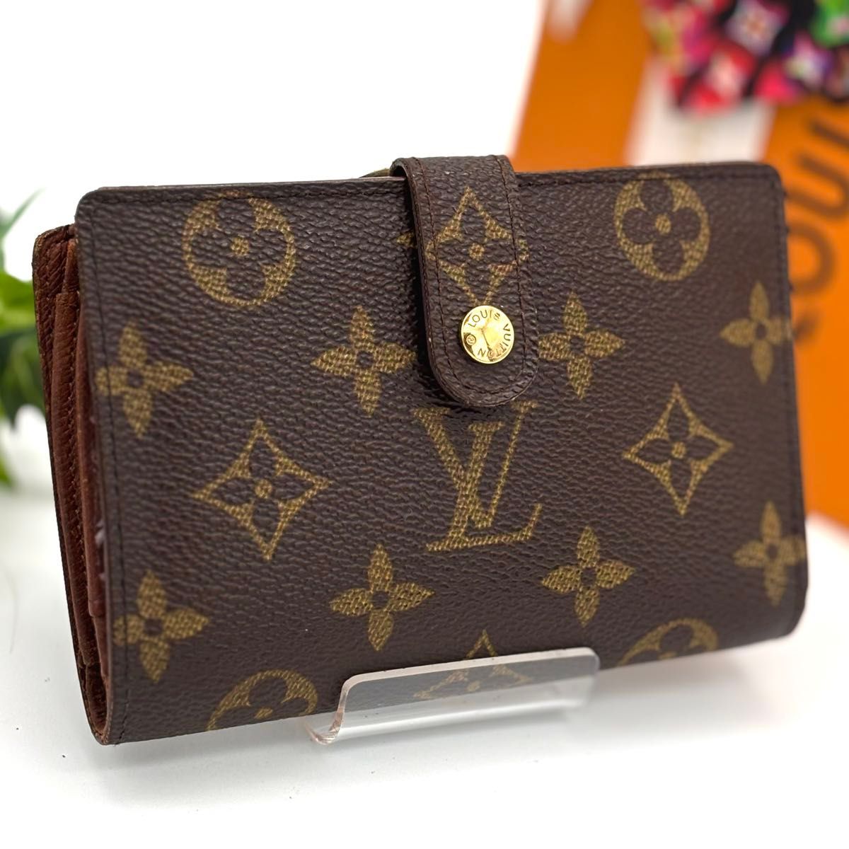 ルイヴィトン 二つ折り財布 ヴィエノワ がま口 モノグラム LOUIS ルイヴィトン 二つ折り財布 ヴィエノワ がま口 モノグラム LOUIS
