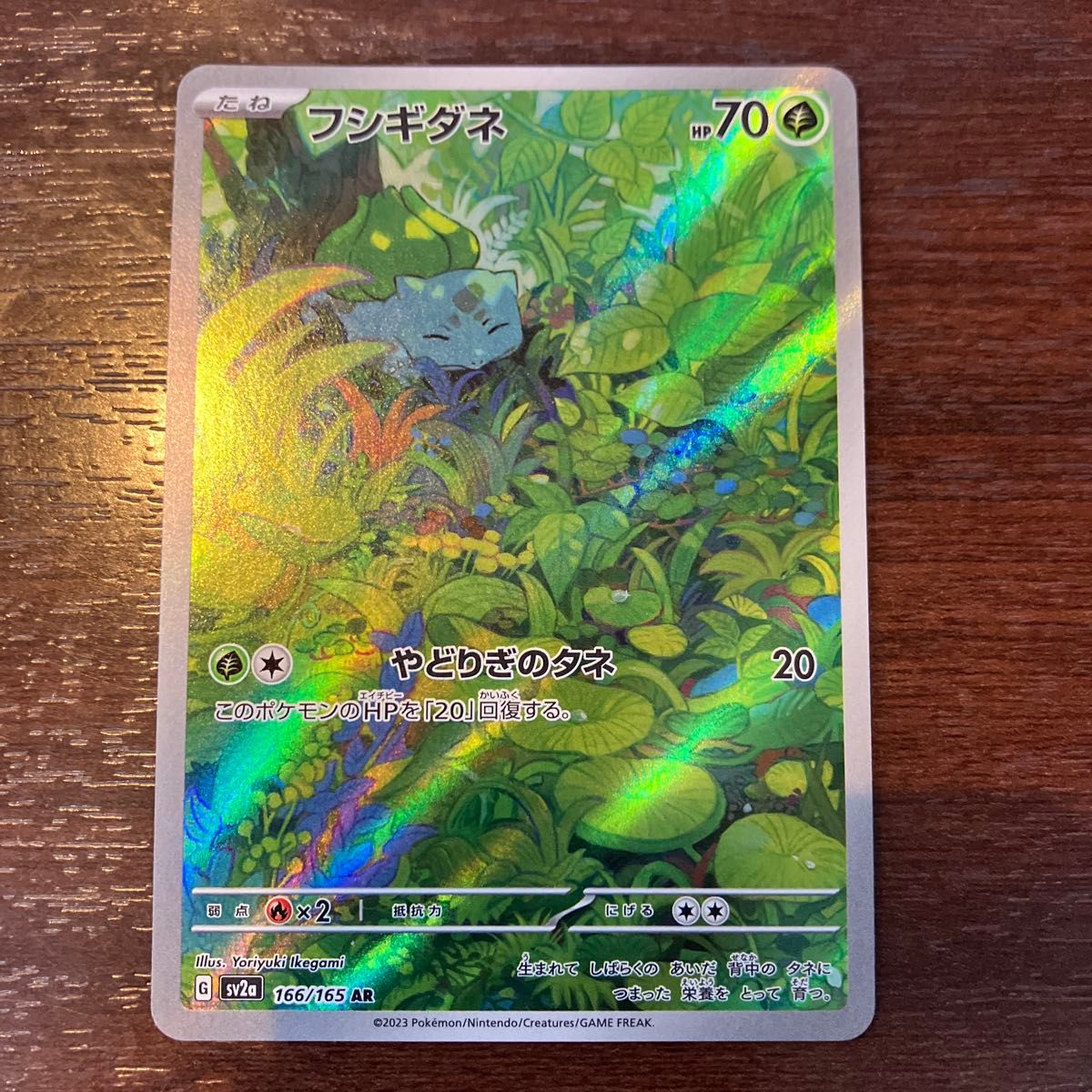 極美品 フシギダネar ポケモンカード|Yahoo!フリマ(旧PayPay 極美品 フシギダネar ポケモンカード|Yahoo!フリマ(旧PayPay