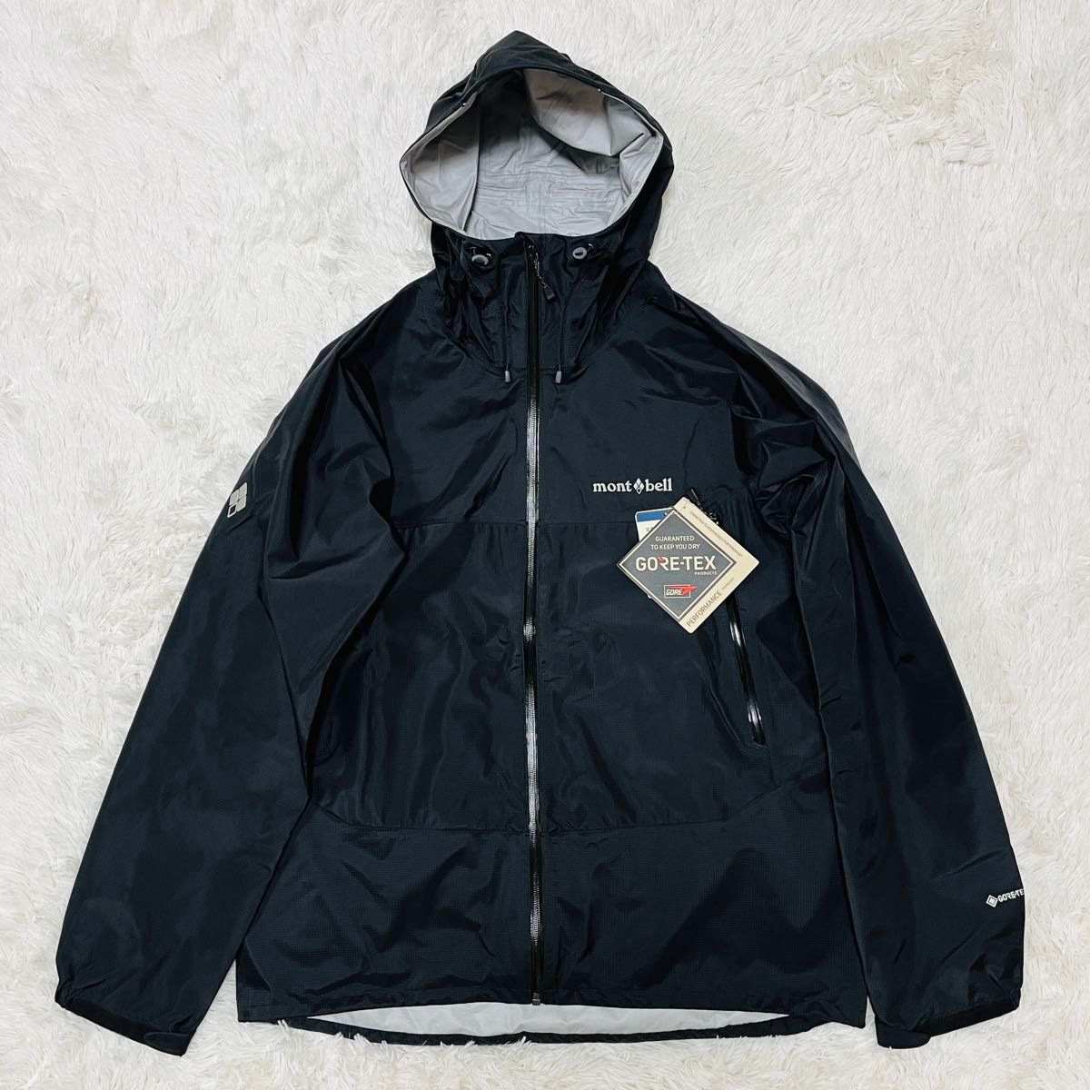 モンベル レインダンサージャケット ブラック 1128618 M 完売品 モンベル レインダンサージャケット ブラック 1128618 M 完売品