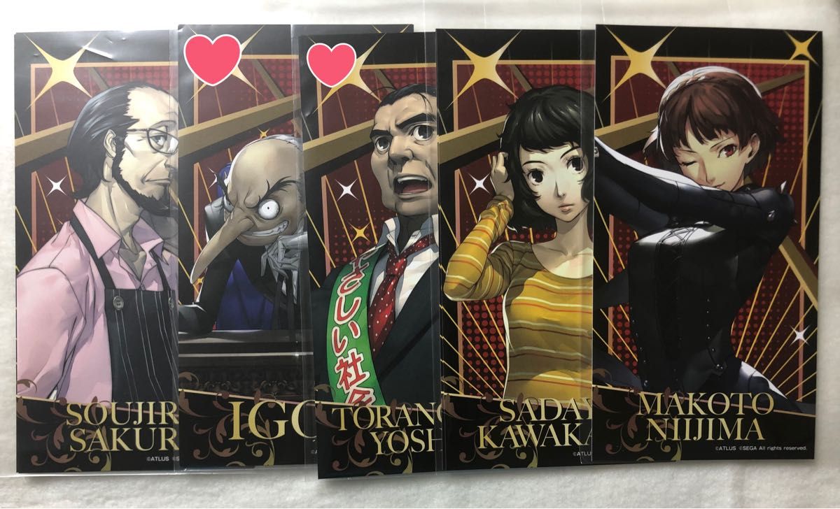 ペルソナ5 P5 セガカフェ コースター カラ鉄 星型缶バッジ 特典 ペルソナ5 P5 セガカフェ コースター カラ鉄 星型缶バッジ 特典