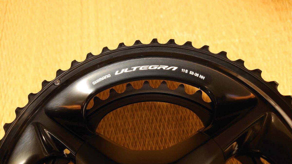 シマノ アルテグラ FC-08 165mmショートクランク 11s 52/36t 未 シマノ アルテグラ FC-08 165mmショートクランク 11s 52/36t 未