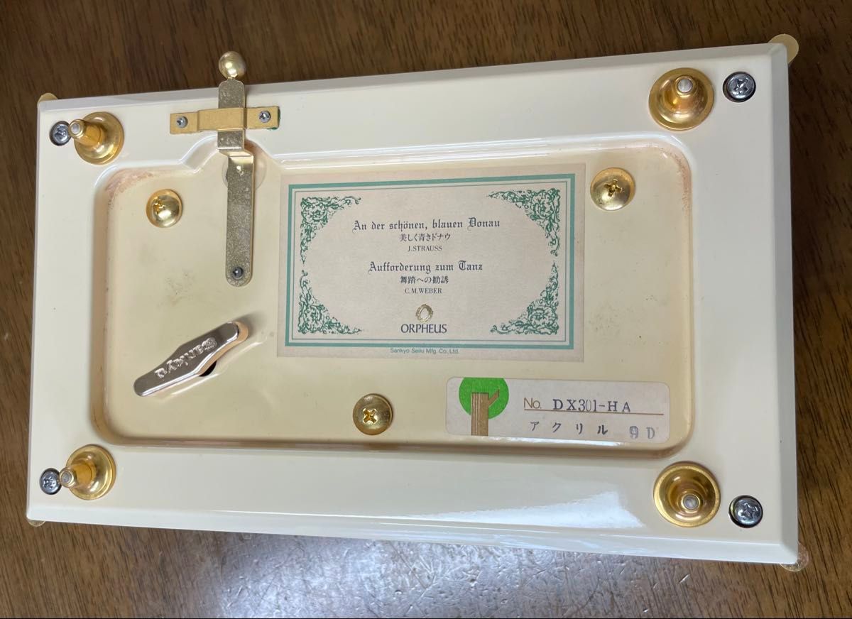 サンキョー ORPHEUS オルフェウス オルゴール アクリルケース 2 サンキョー ORPHEUS オルフェウス オルゴール アクリルケース 2