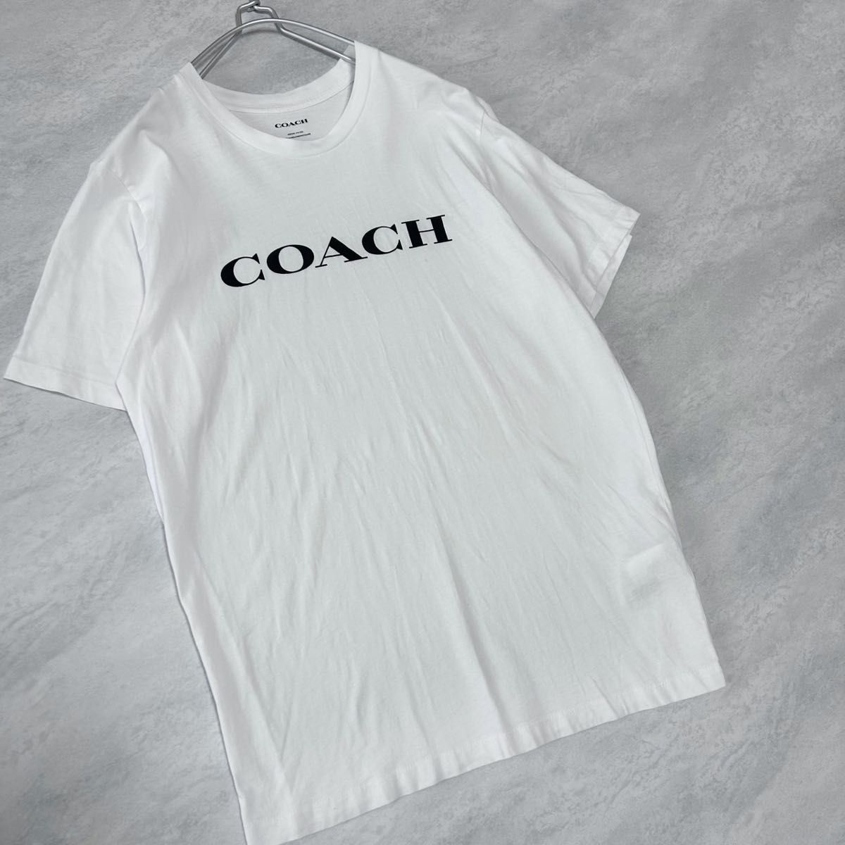 COACH コーチ 半袖カットソー Mサイズ シンプルロゴ Tシャツ COACH コーチ 半袖カットソー Mサイズ シンプルロゴ Tシャツ