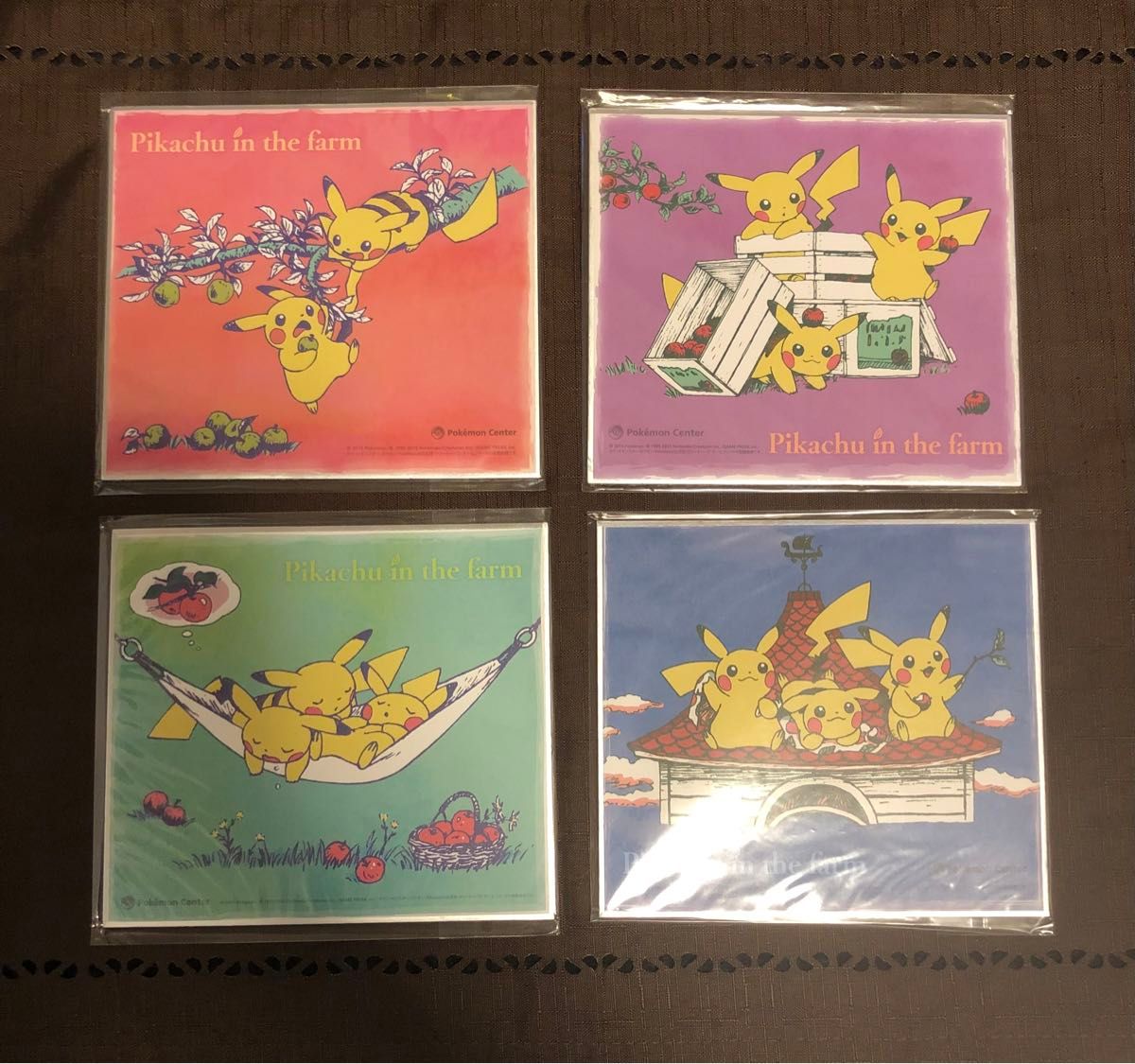 ①ポケモン ART色紙 ミニ色紙 当時物 pikachu in the form ①ポケモン ART色紙 ミニ色紙 当時物 pikachu in the form