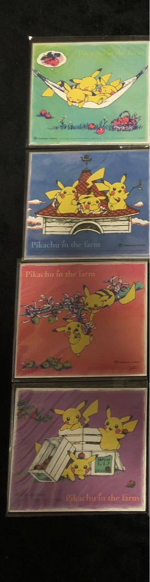 NotSale4set】ポケモン ART色紙 ミニ色紙 当時物 金銀 pika hi I NotSale4set】ポケモン ART色紙 ミニ色紙 当時物 金銀 pika hi I