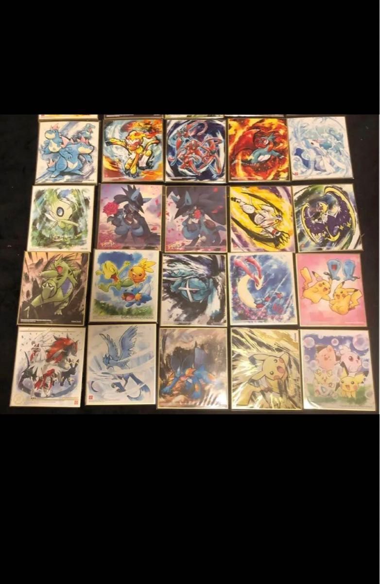 ポケモン ART色紙 ミニ色紙 当時物 エメラルド ピカチュウ ポケモン ART色紙 ミニ色紙 当時物 エメラルド ピカチュウ