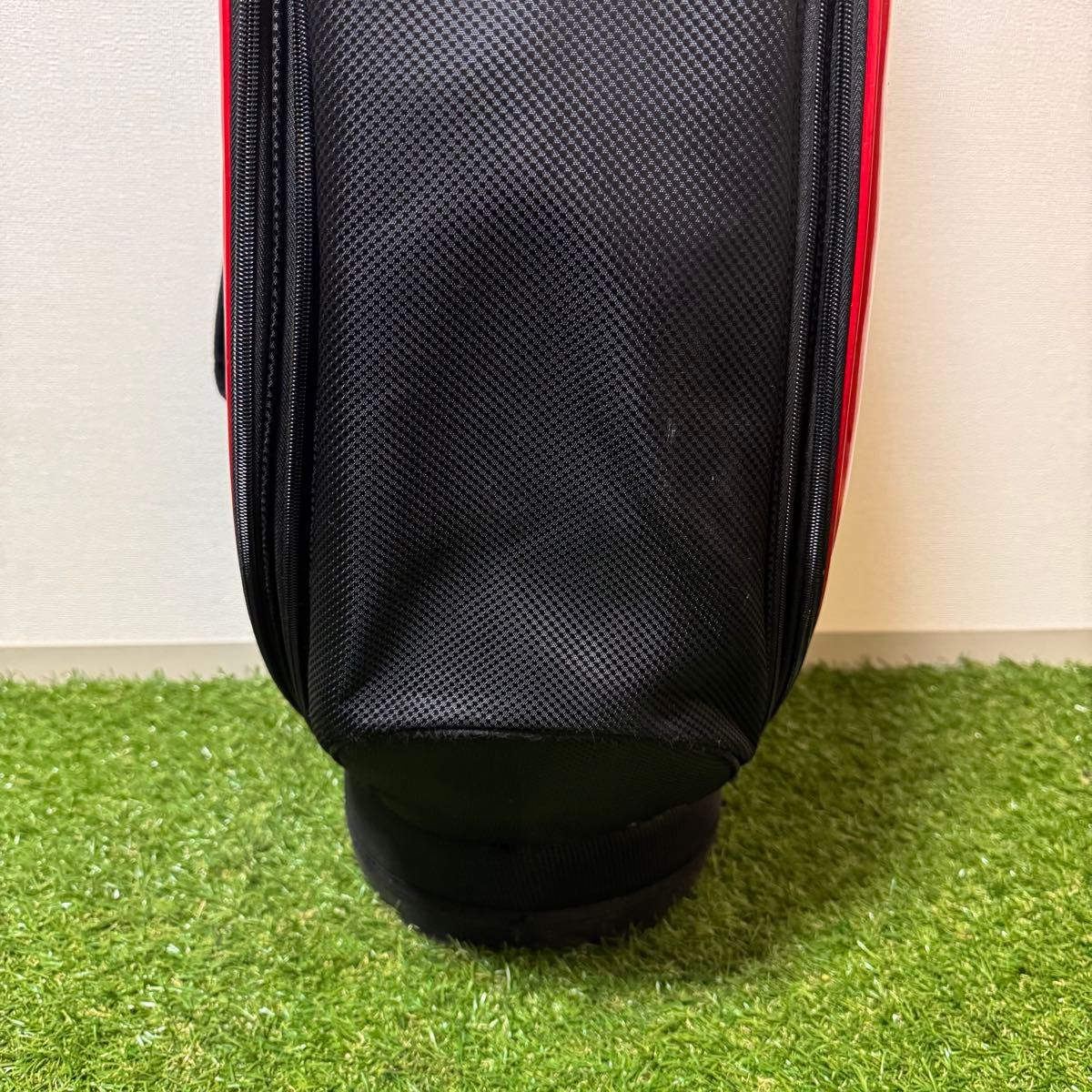 美品 ADIDAS アディダス キャディバッグ ブラック/レッド adidas アディダス キャディバッグ ゴルフバッグ ナイロン