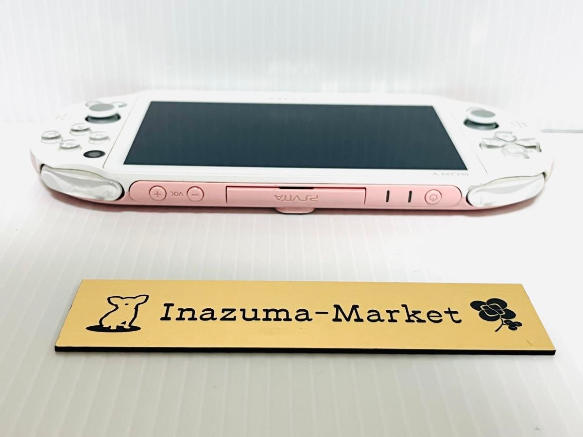 PlayStation Vita PCH-2000 SONY ホワイト ピンク ZA19 動作確認 PlayStation Vita PCH-2000 SONY ホワイト ピンク ZA19 動作確認