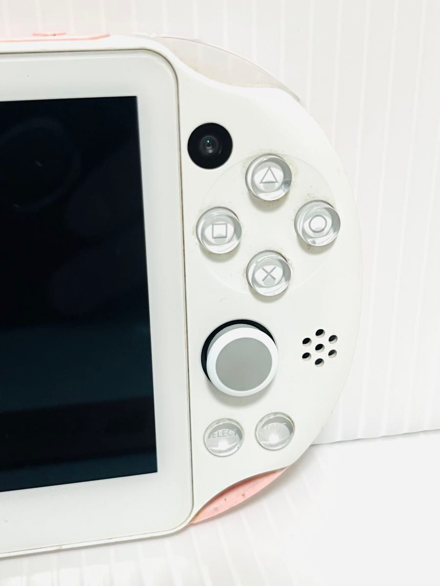 PlayStation Vita PCH-2000 SONY ホワイト ピンク ZA19 動作確認 PlayStation Vita PCH-2000 SONY ホワイト ピンク ZA19 動作確認