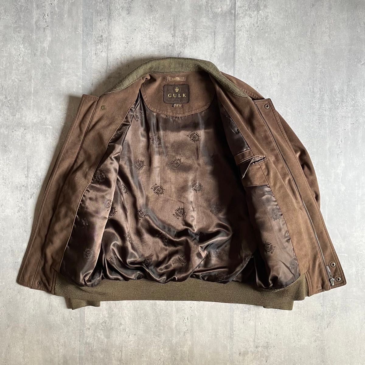 90s vintage】スイングトップ ブルゾン ベロア 好配色 短丈 古着 90s vintage】スイングトップ ブルゾン ベロア 好配色 短丈 古着