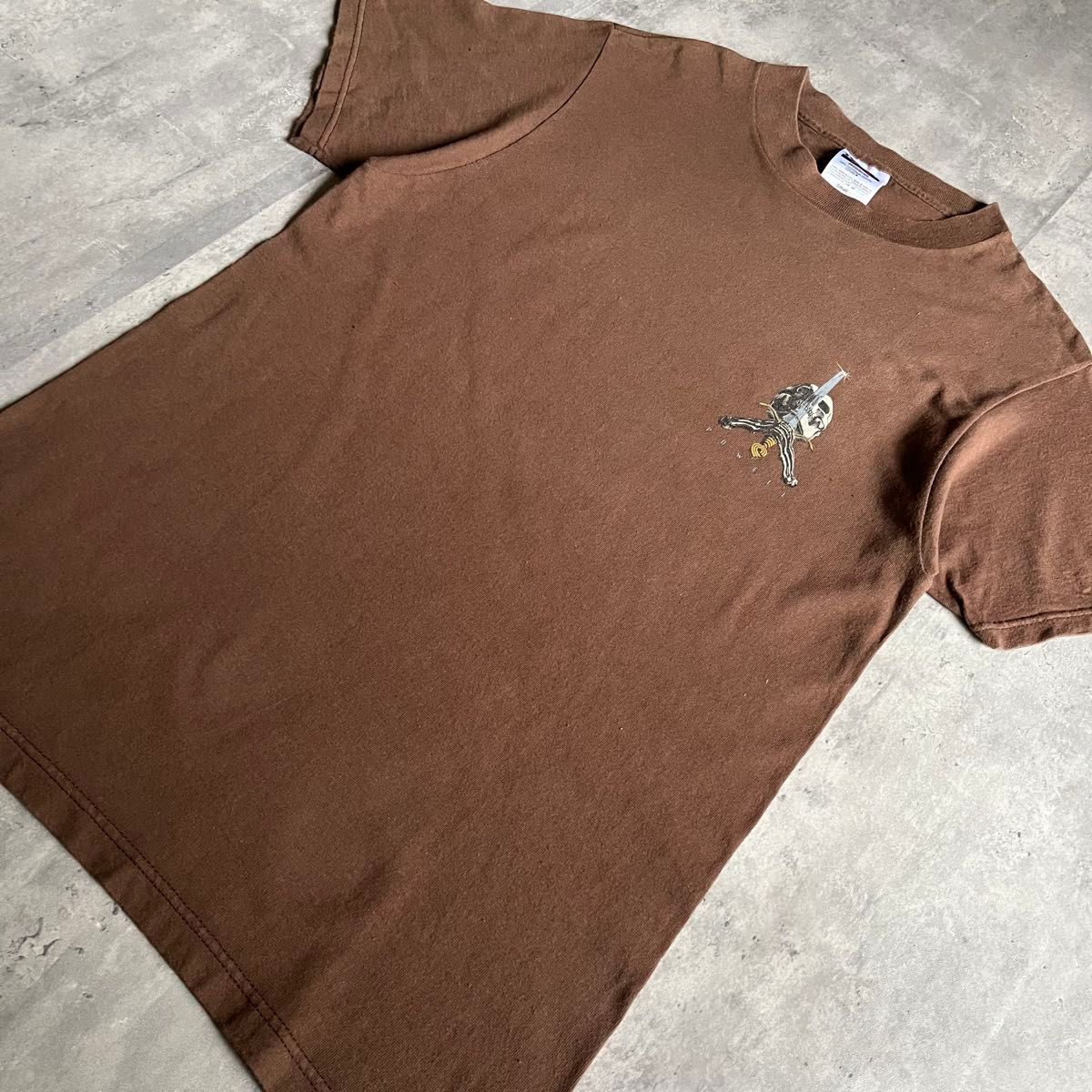 90s powell peralta】Tシャツ TULTEX スカル ソード usa製 90s powell peralta】Tシャツ TULTEX スカル ソード usa製