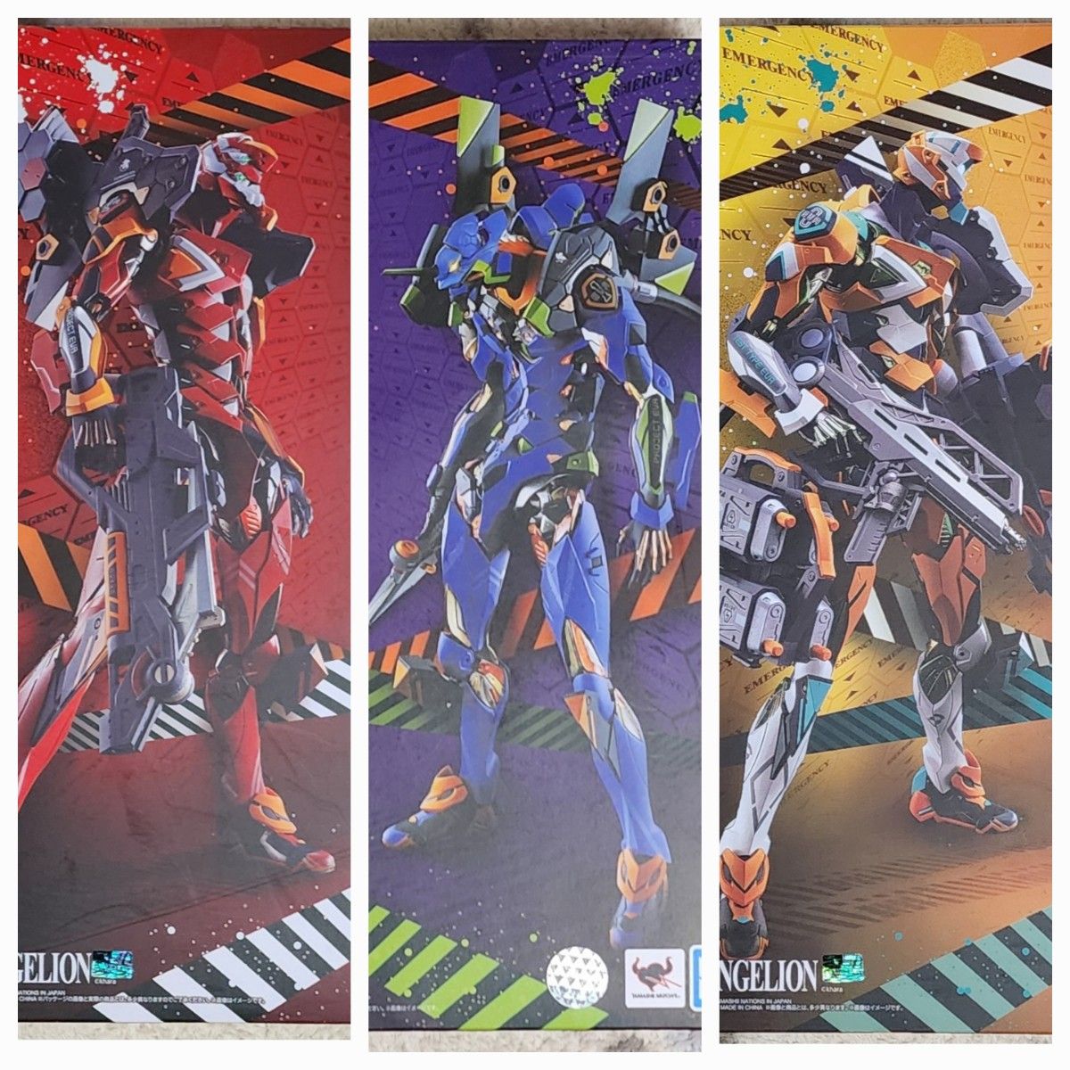 METAL BUILD エヴァンゲリオン初号機/弐号機/零号機 中古品 METAL BUILD エヴァンゲリオン初号機/弐号機/零号機 中古品