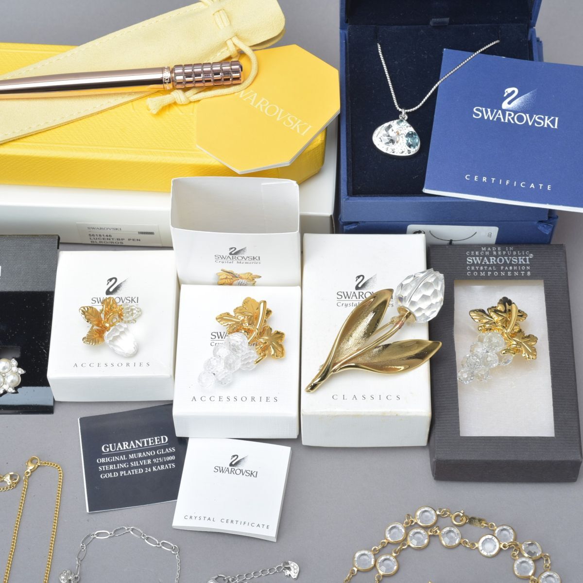 まとめ スワロフスキー SWAROVSKI アクセサリー 19点 ネックレス まとめ スワロフスキー SWAROVSKI アクセサリー 19点 ネックレス